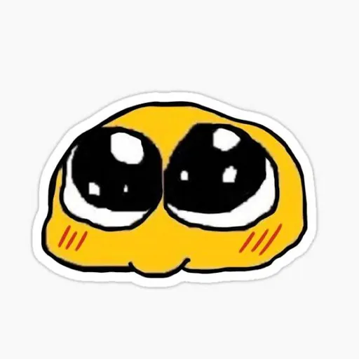 wholesome cursed emoji sticker pack | Magnet